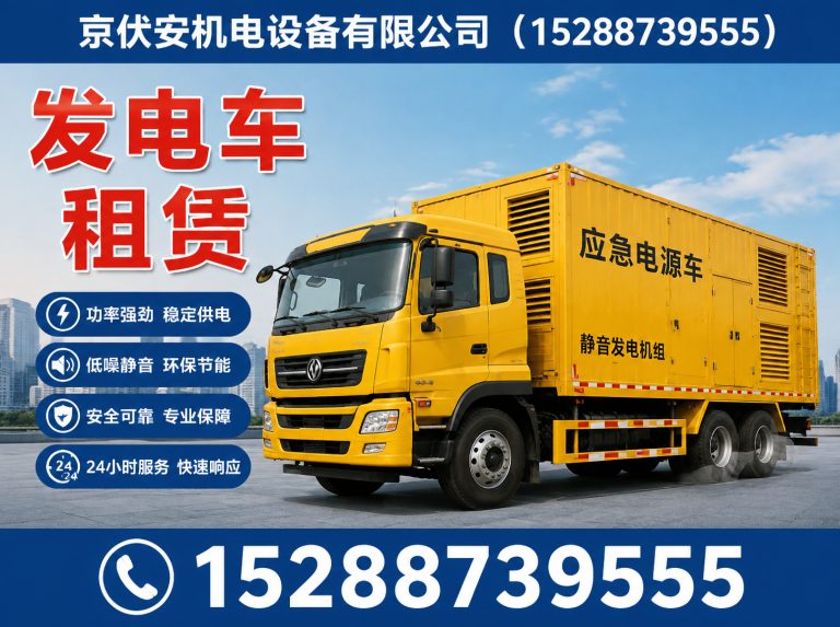 南京静音发电车租赁展示图